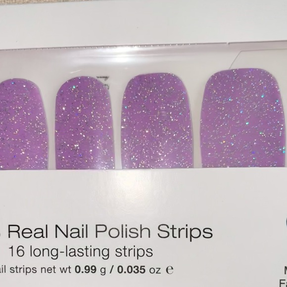 Color Street - Glamsterdam - soft lavender sparkle nail strip set - Picture 9 of 13